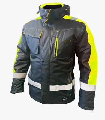 Produktbild von Arbeitsjacke  XL - Winterjacke - Parka - Warnschutzjacke - Arbeitsparka