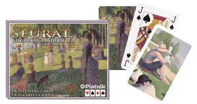 Image de Piatnik Seurat Cartes à jouer - Double jeu