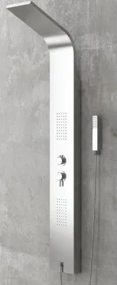 Produktbild von ELEA Edelstahl-Duschsäule mit Hydromassage 165 cm KARAG