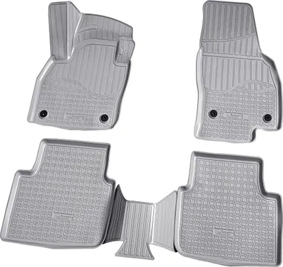 Immagine prodotto di tappetini in gomma 3D per SKODA Kamiq | tipo NW4 | anno dal 2019> | grigio con bordo