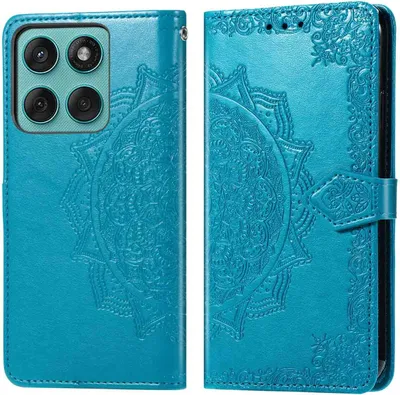 Obrázek produktu pro imoshion Mandala skládací pouzdro Motorola Edge 60 Fusion – tyrkysové