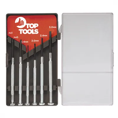 Obrázek produktu pro Top Tools Přesné šroubováky, sada 6 ks.