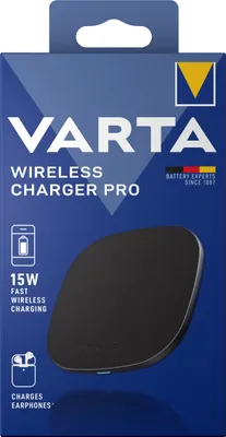 Image de VARTA Wireless Charger Pro Station de charge inductive noire, 15 watts