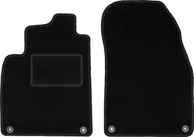 Immagine prodotto di Wielganizator tappetini auto velours anteriori adatto per Saab 9-3 II Y3SF (2002-2014, station wagon, berlina) neri, set 2 pz, con fissaggi