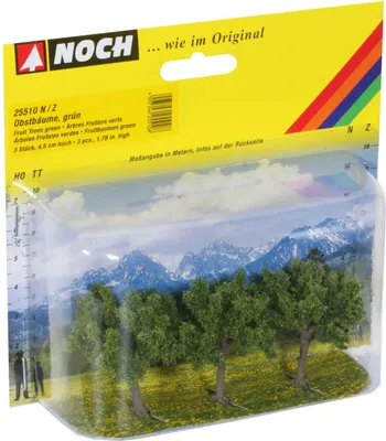 Produktbild von NOCH Obstbäume, Grün, 3 Stück(e)