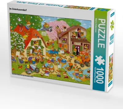 Produktbild von Calvendo Im Osterhasendorf 1000 Teile Puzzle quer 640x480mm, Krätschmer Marion; 7432581
