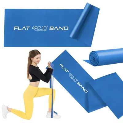 Obrázek produktu pro 4FIZJO Posilovací guma FLAT BAND, odpor 9-11 kg, modrá