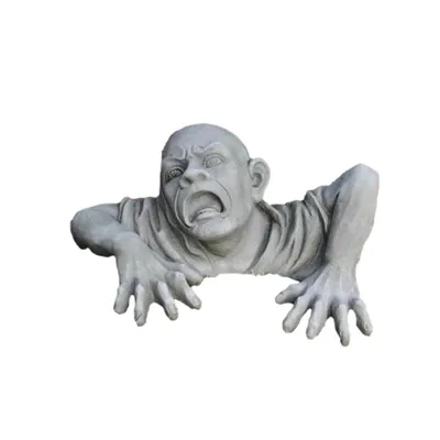 Immagine prodotto di Figura in pietra Zombie per decorazione in pietra fusa Nuova resistente al gelo e alle intemperie, figura da giardino Non morto fantasma revenant SU-2180