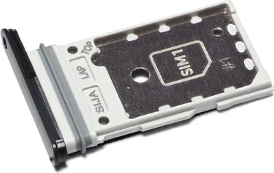 Produktbild von Simkartenhalter passend für Samsung Galaxy S22, S22+ (SM-S901B/DS, SM-S906B/DS), Serviceware, Graphitgrau