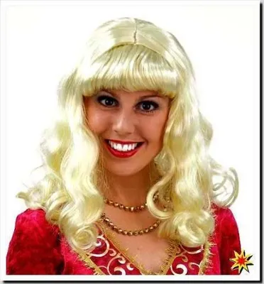 Produktbild von Damen Langhaar-Perücke Engel, blond