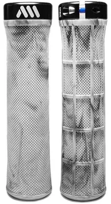 Produktbild von AMS Berm Camo-Griffe – 33,9 mm mit Arretierung weiß