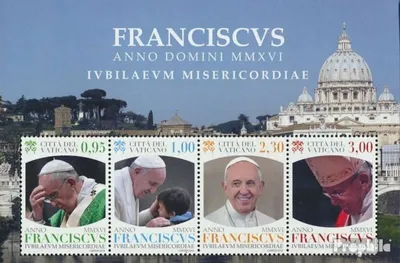Produktbild von Briefmarken Vatikanstadt 2016 Mi Block50 (kompl.Ausg.) postfrisch Papst Franziskus