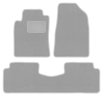Produktbild von Fußmatten Automatten Velours Grau für Toyota Camry V 1996-2001 Set 3-tlg