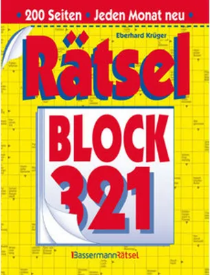 Immagine prodotto di Rätselblock 321 (5 Exemplare à 2,99 EUR)