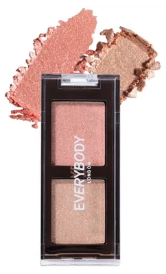 Obrázek produktu pro EVERYBODY LONDON Oční stíny – Dvojité barvy – Soft Peach