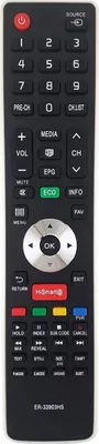 Produktbild von Ersatz Fernbedienung passend für Hisense ER-33903HS | ER33903HS