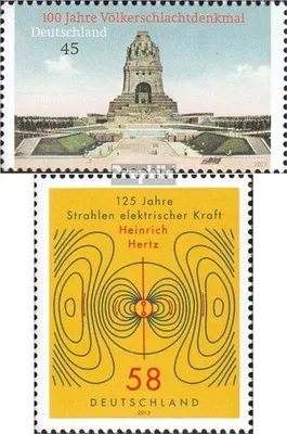 Produktbild von Briefmarken BRD (BR.Deutschland) 2013 Mi 3033,3036 (kompl.Ausg.) gestempelt Völkerschlachtdenkmal