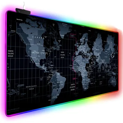 Produktbild von Gaming-Mauspad mit Lichtschlaufe - Karte