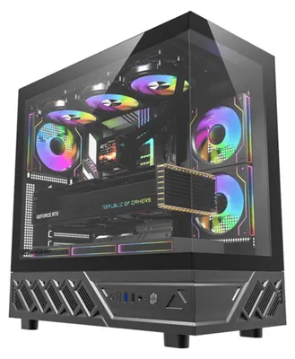 Produktbild von DarkFlash DS950 PC Gehäuse + 6 Lüfter Schwarz
