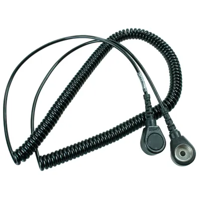 Obrázek produktu pro Kabel WETEC s tlačítkem, ESD, černý, 3/10 mm, 3,6 m 2100.752.3.10.1