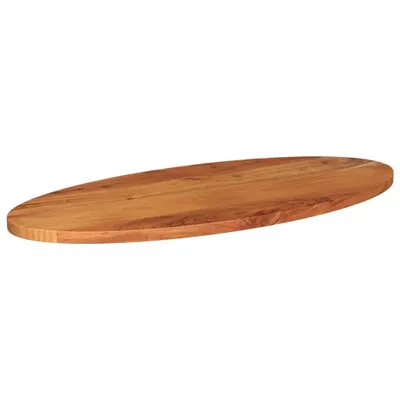 Immagine prodotto di Piano Tavolo 150x50x3,8 cm Ovale in Legno Massello di Acacia