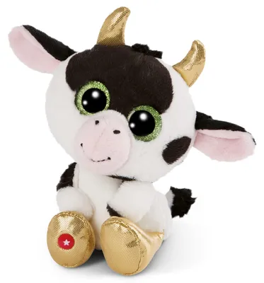 Produktbild von NICI Glubschis Original – Kuh Moolon 15cm Kuscheltier mit Glitzeraugen