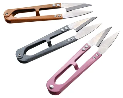Produktbild von 3 Paar Edelstahl-Drahtschneider - Universelle Nähschere zum präzisen Schneiden von Fäden und Garnen für Bastelarbeiten und Pflanzenpflege.