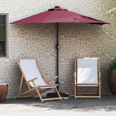 Obrázok produktu pre Maison Exclusive – záhradný slnečník, bordó farba, 294 x 150 x 223 cm