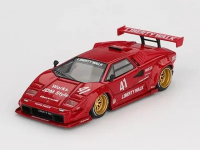 Produktbild von LAMBORGHINI COUNTACH LB-WORKS RED 2025 - Mini GT 1:64