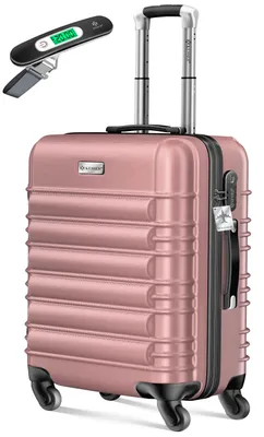 Produktbild von KESSER® Reisekoffer Hartschalen Koffer mit Zahlenschloss, Waage + Gepäckanhänger