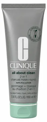 Immagine prodotto di Clinique All About Clean 2-in-1 Maschera al carbone + Scrub 100 ml