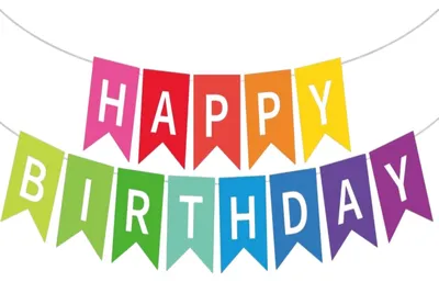Happy Birthday-Banner, mehrfarbig, 5 m, Papiergirlande