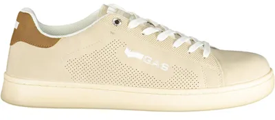 Produktbild von Eleganter Herrensportschuh Beige mit Kontrast und herausnehmbarer Sohle