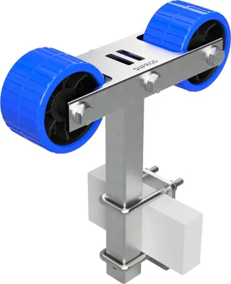 Image de Pendule double roue dispositif de roulement aide à la mise à l'eau remorque pour bateau pneus en EVA SUPROD RKDO1-120-EVA, bleu/noir