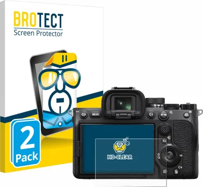Produktbild von 2x Für Sony Alpha 7 IV Schutzfolie BROTECT Displayschutz Display Schutz Folie Klar Transparent