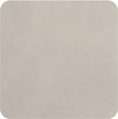 Immagine prodotto di ASA Selection: Set da 4 sottopiatti in pelle morbida, color pietra calcarea, 10 x 10 cm