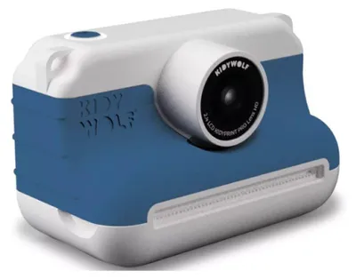 Produktbild von Kidywolf Sofortbildkamera mit Selfiefunktion blau