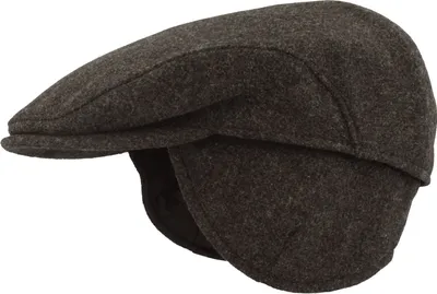 Flatcap mit Ohrenklappen von Hut-Breiter in grau