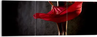 Produktbild von Bild auf Leinwand - Leinwandbild - Schönheit Körper Tänzer Mädchen - 150x50cm - Wand Bild - Wanddeko - Leinwanddruck - Bilder - Kunstdruck - Leinwand bilder - Wandkunst - CA150x50-2160