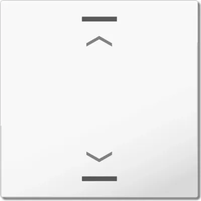 Image de MDT Bascule simple pour bouton-poussoir KNX Light 55, store, blanc pur brillant, 1 pièce.