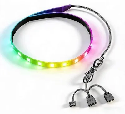 Zdjęcie produktu dla Taśma LED rgb adresowalna 5V do PC 365 efektów dla graczy 40CM