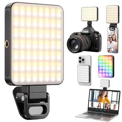 Zdjęcie produktu dla Lampa LED do telefonu 60 diod 3 tryby światła selfie transmisji