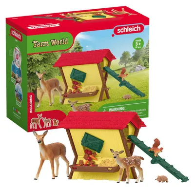 Immagine prodotto di Schleich 42658 Farm World Forest Animal Cabin. for children aged 3 and up