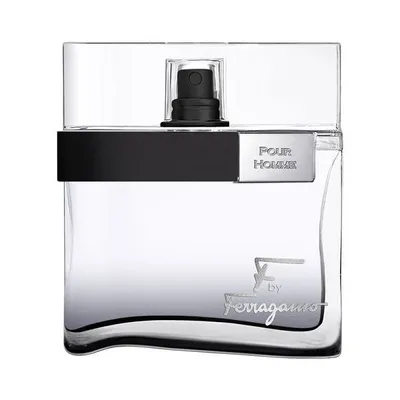 A product shot of a men's fragrance bottle.