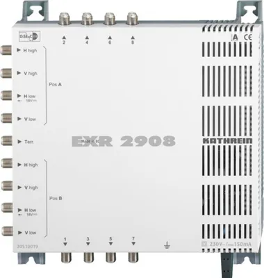 Imagen del producto de KATHREIN EXR 2908: Conmutador múltiple para señal de satélite