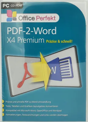 Produktbild von PDF-2-Word X4 Premium
