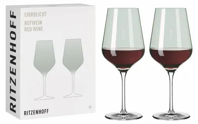 Weinglas-Set 2er-Pack 500 ml Kristallglas Grün
