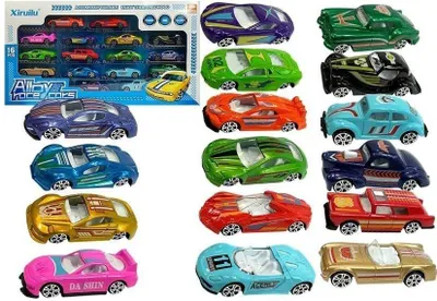 Obrázek produktu pro Sada 16 ks - kovových autíček RESORAK - (K134386)
