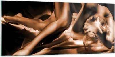 Produktbild von Bilder auf glas - Nackte Frau Akt Modell Photofitness - 120x50cm - Glasbilder - Wandbilder - Kunstdruck - Wanddekoration aus Glas - Glas Bilder - Wandbild auf Glas - GAB120x50-0349
