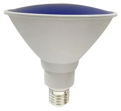 Productafbeelding van ACA PAR38 LED-verlichting, IP65, 15W, 1150lm, blauw, 110 stuks, 230V, CRI 80, modelnummer: PAR3815B